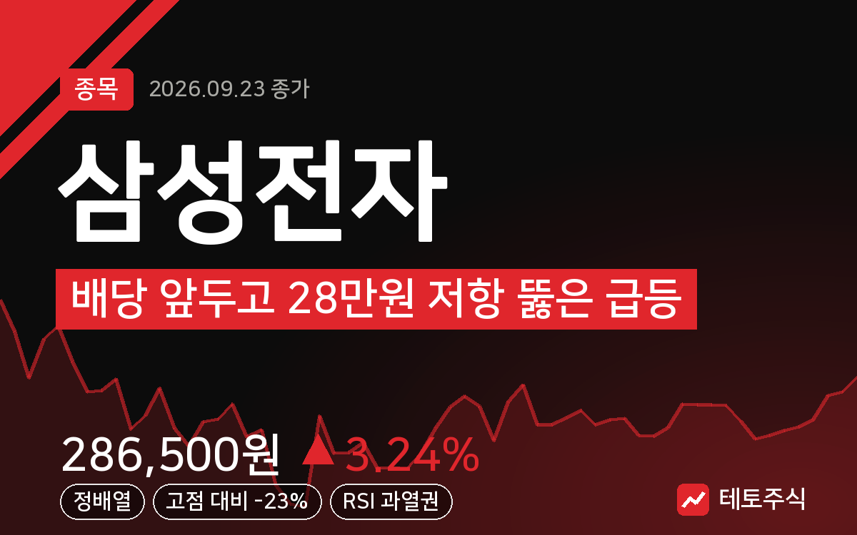 삼성전자 핵심 요약