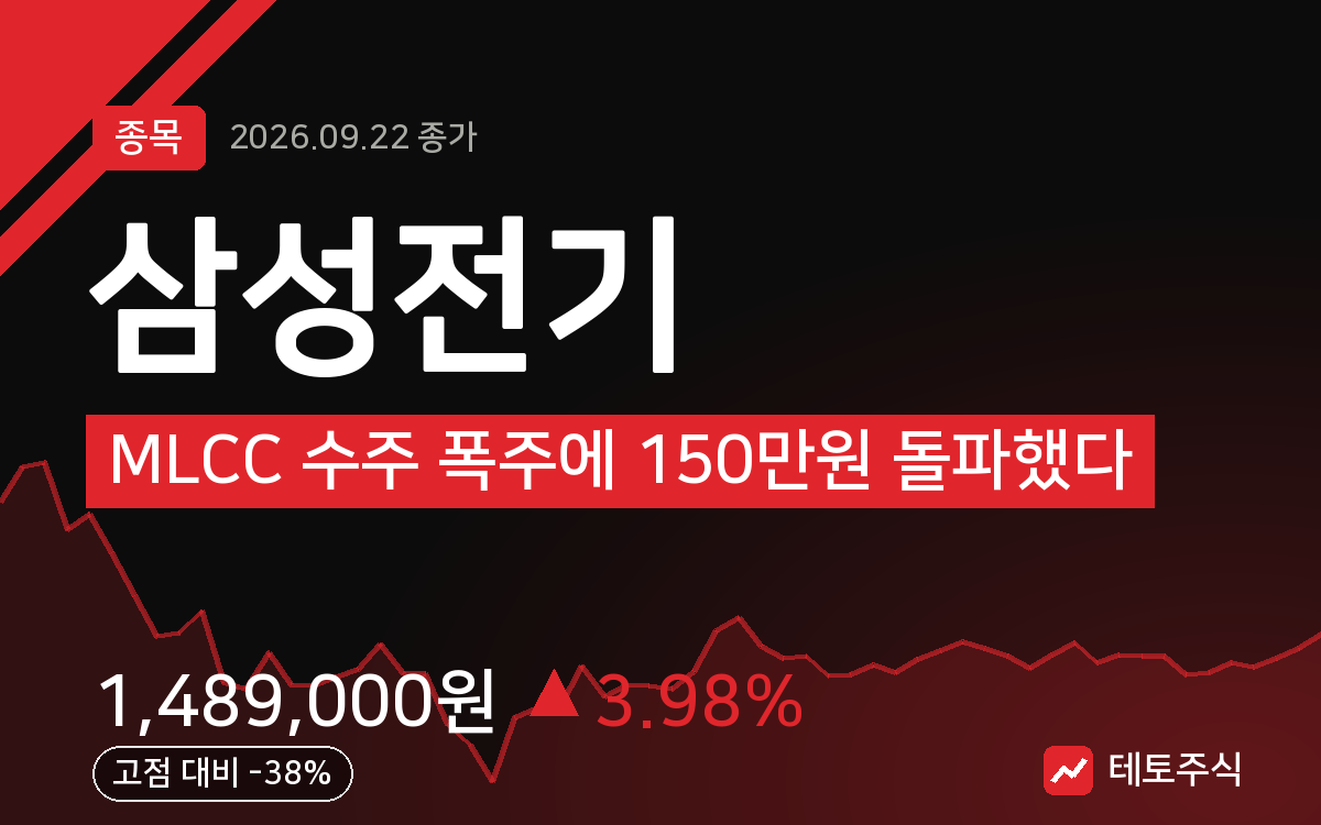 삼성전기 핵심 요약