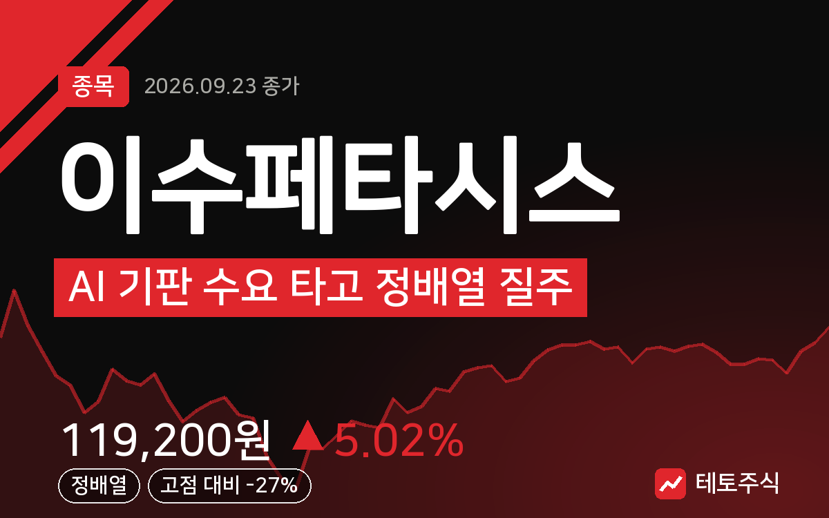 이수페타시스 핵심 요약