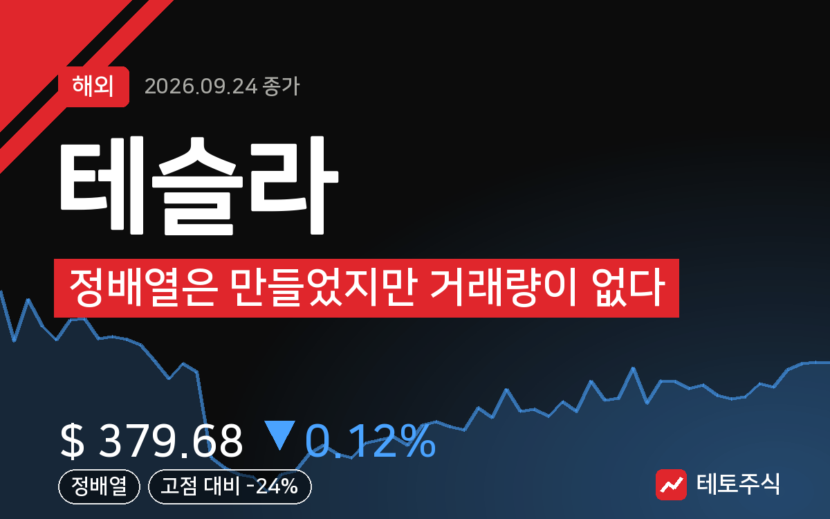 테슬라 핵심 요약